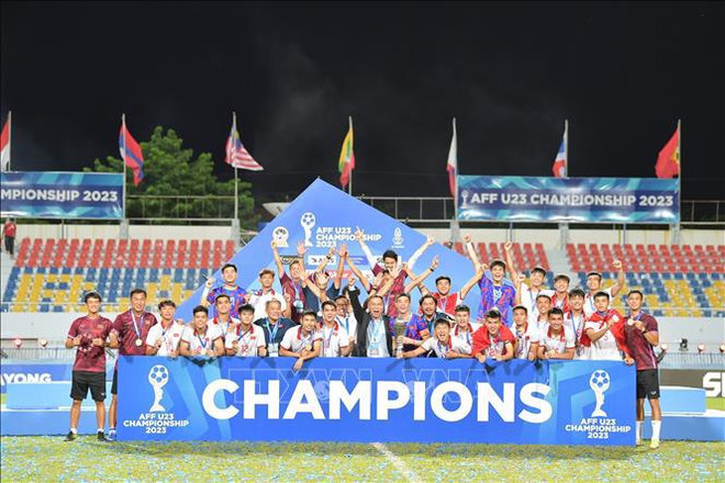 越南U23队点球大战6-5胜印尼成功卫冕